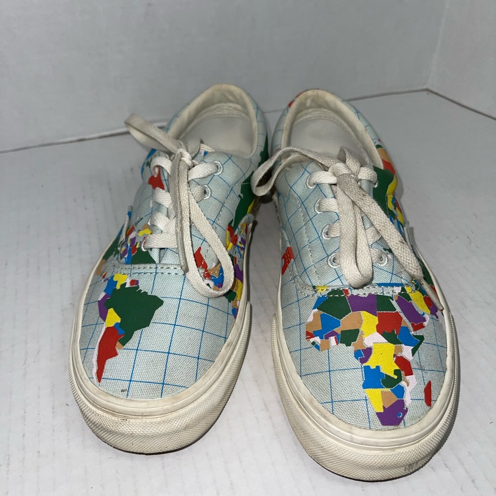 Vans Save Our Planet x Era World Map Sneakers Unisex 4.5 Mens 6 woman's …